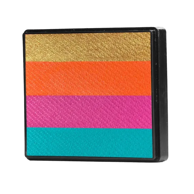 F.A.B. Caribbean Cool rainbow cake peinture visage 50g contraste tropical