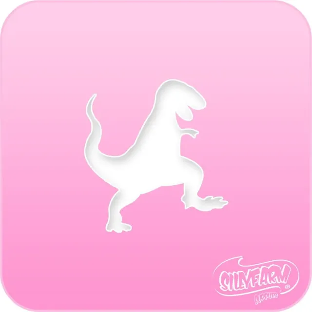 F.A.B. Pink Power Tyrannosaurus Rex pochoir visage rose