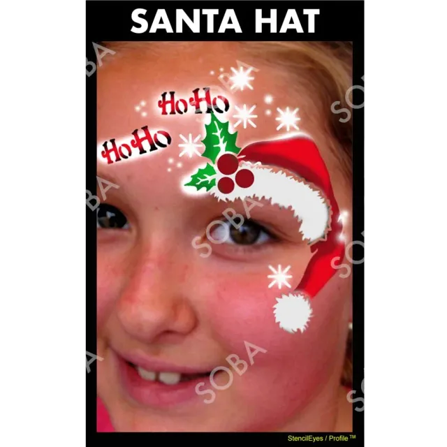 ProAiir StencilEyes Santa Hat pochoir visage taille unique