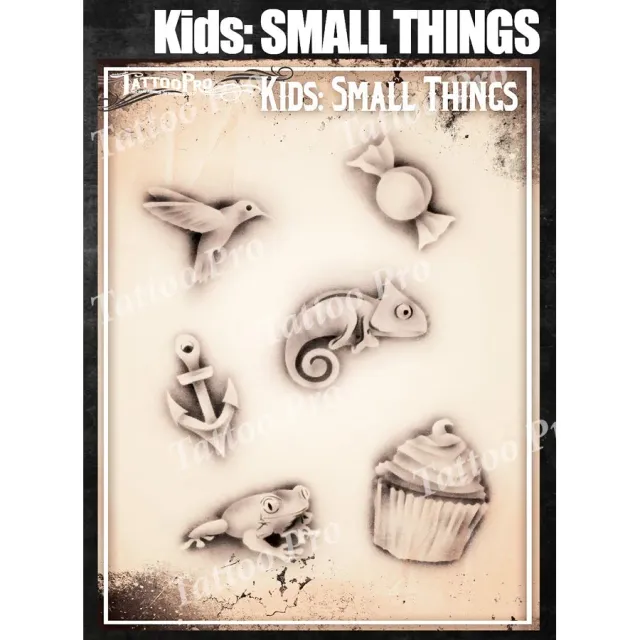 ProAiir Tattoo Pro Kids Small Things pochoir enfant petit format