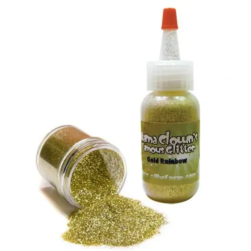 FAB Mama Clown Yellow Gold paillettes 1 oz opaque