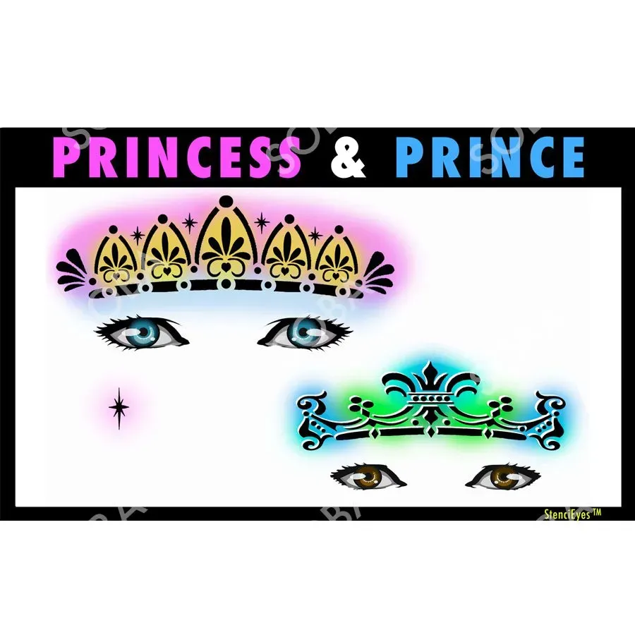 ProAiir StencilEyes Prince Princess pochoir visage taille unique