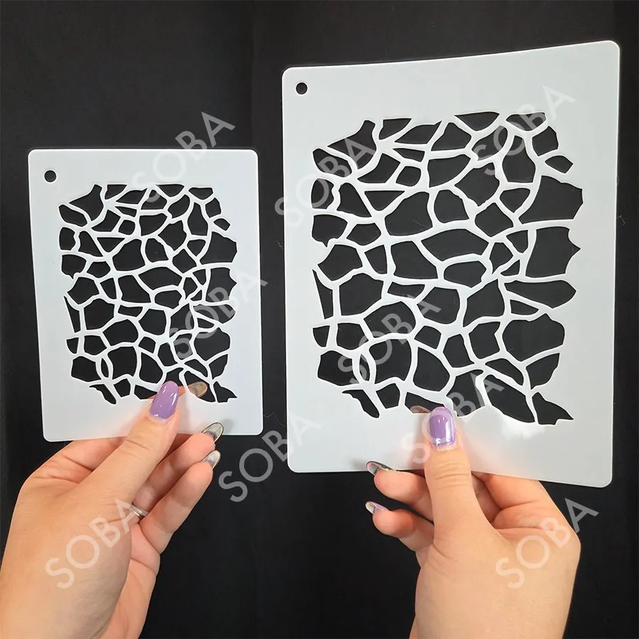 ProAiir StencilEyes QEZ04 pochoir Small taches girafe