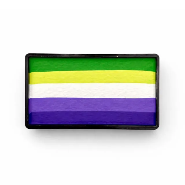 F.A.B. Arty Cake Hyacinth peinture visage 28 g violet vert mat