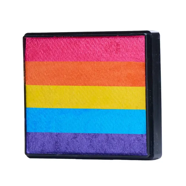 F.A.B. Glitter Rainbow Cake 50 g peinture visage arc-en-ciel pailletée