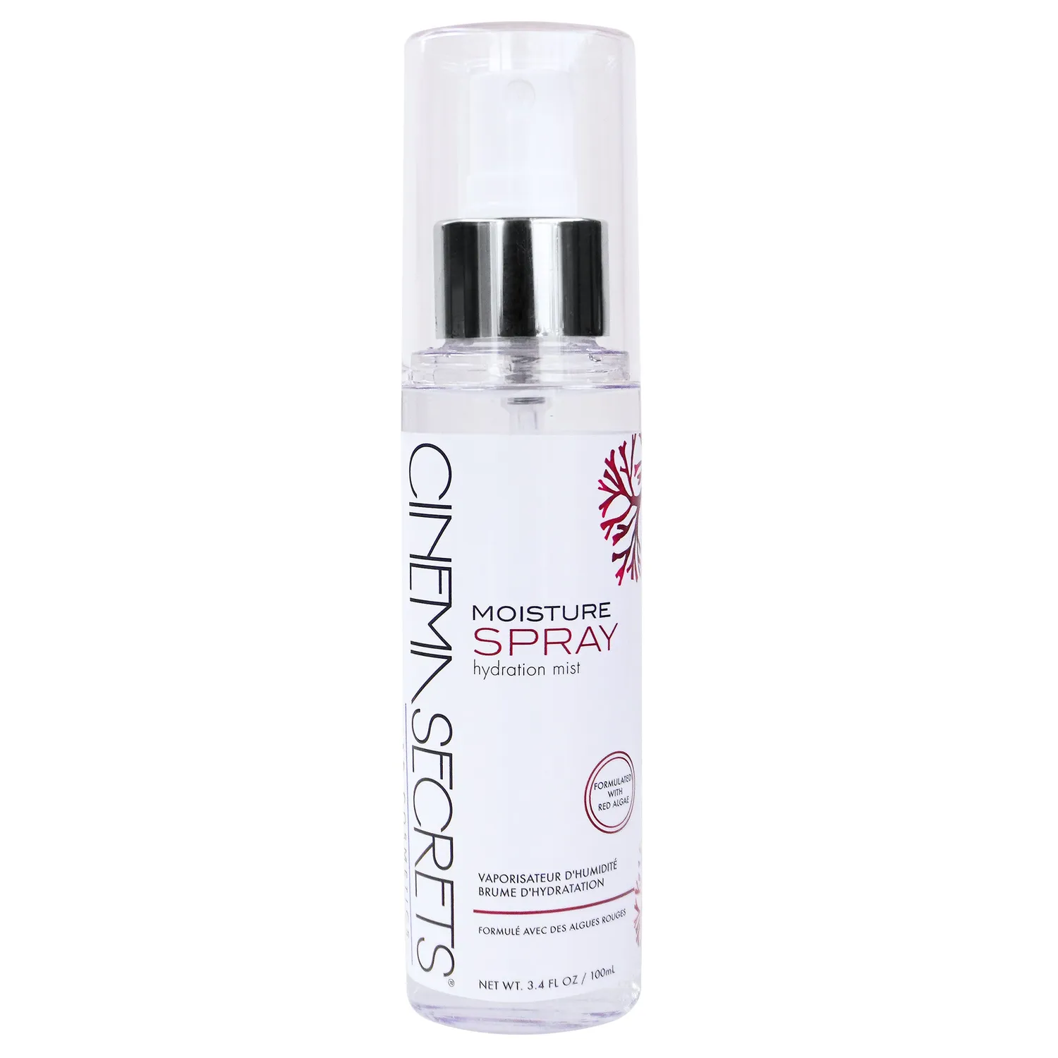 Cinema Secrets Moisture Spray brume hydratante visage algue rouge