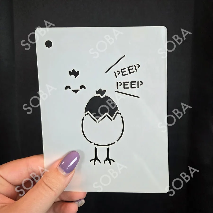 ProAiir StencilEyes QEZ89 Peeps pochoir taille unique regards