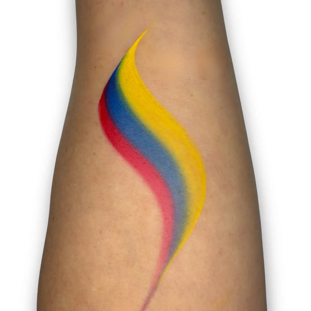 F.A.B. Colombia Flag Arty Cake maquillage visage 28g