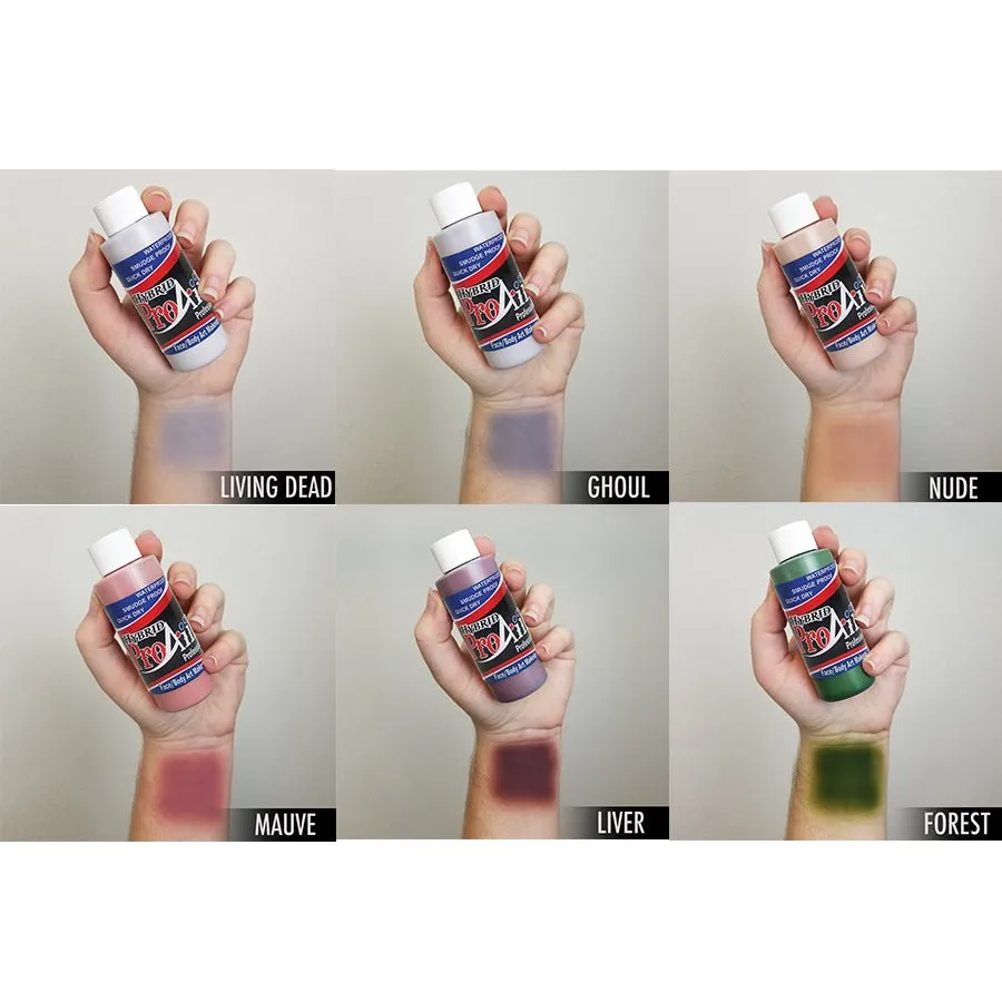 ProAiir Zombie 4 kit maquillage hybride 6 couleurs 30 ml
