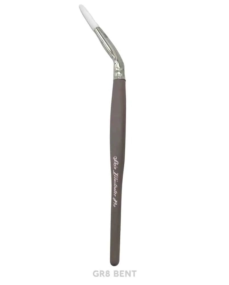 Skin Illustrator GR Series Bent pinceau colle coudé