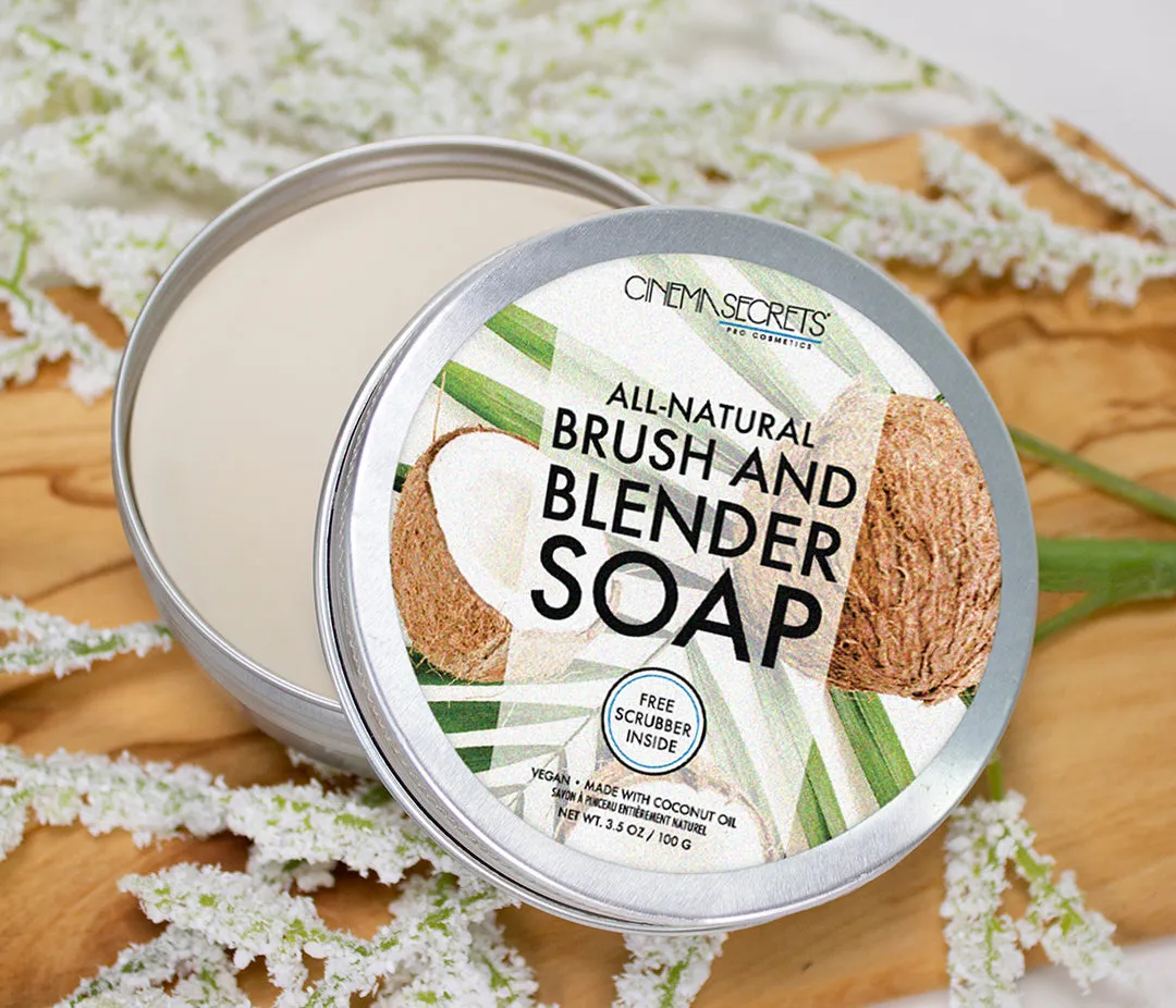 Cinema Secrets All-Natural Vegan Brush & Blender Soap savon pinceaux vegan