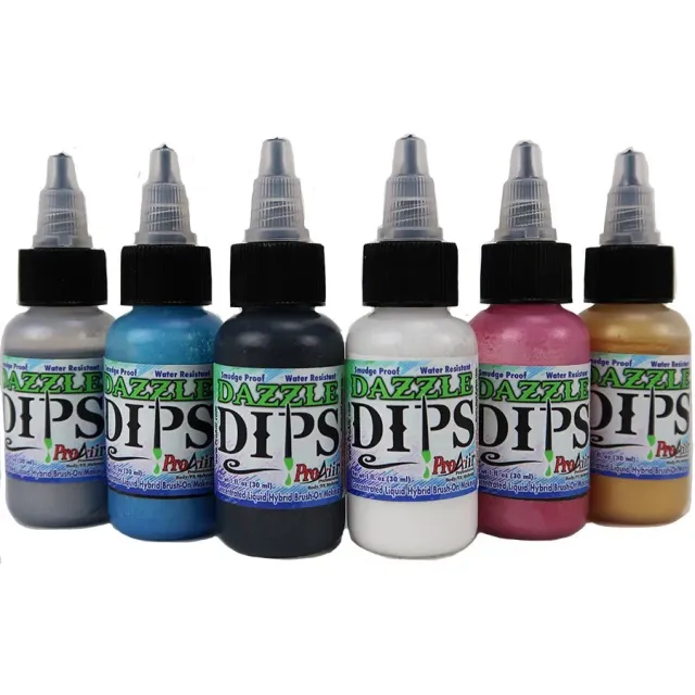 ProAiir Dazzle DIPS Full Collection kit maquillage 6x30ml irisé