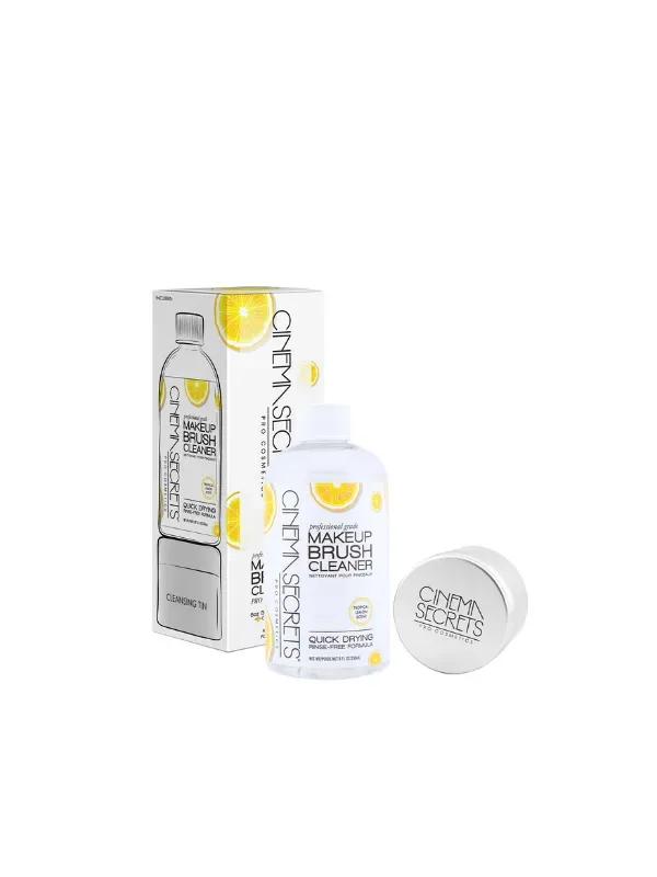 Cinema Secrets Pro Starter Kit nettoyant pinceaux citron 236 ml + tin