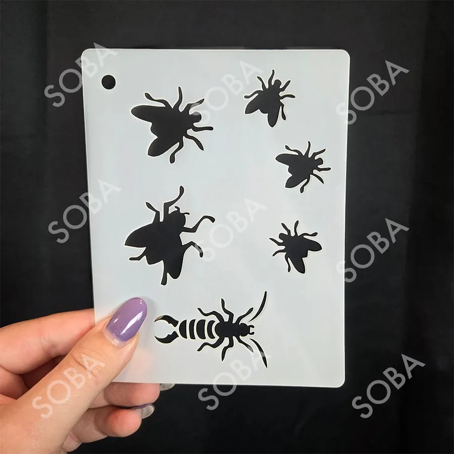 ProAiir StencilEyes QEZ90 Flies pochoir taille unique mouches