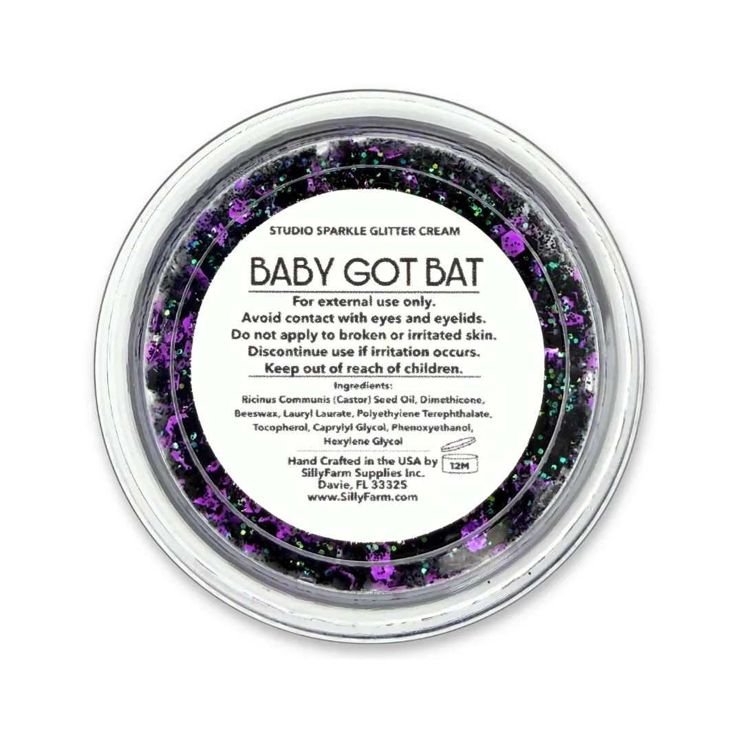 F.A.B. Studio Sparkle Baby Got Bat crème paillettes 25g violet