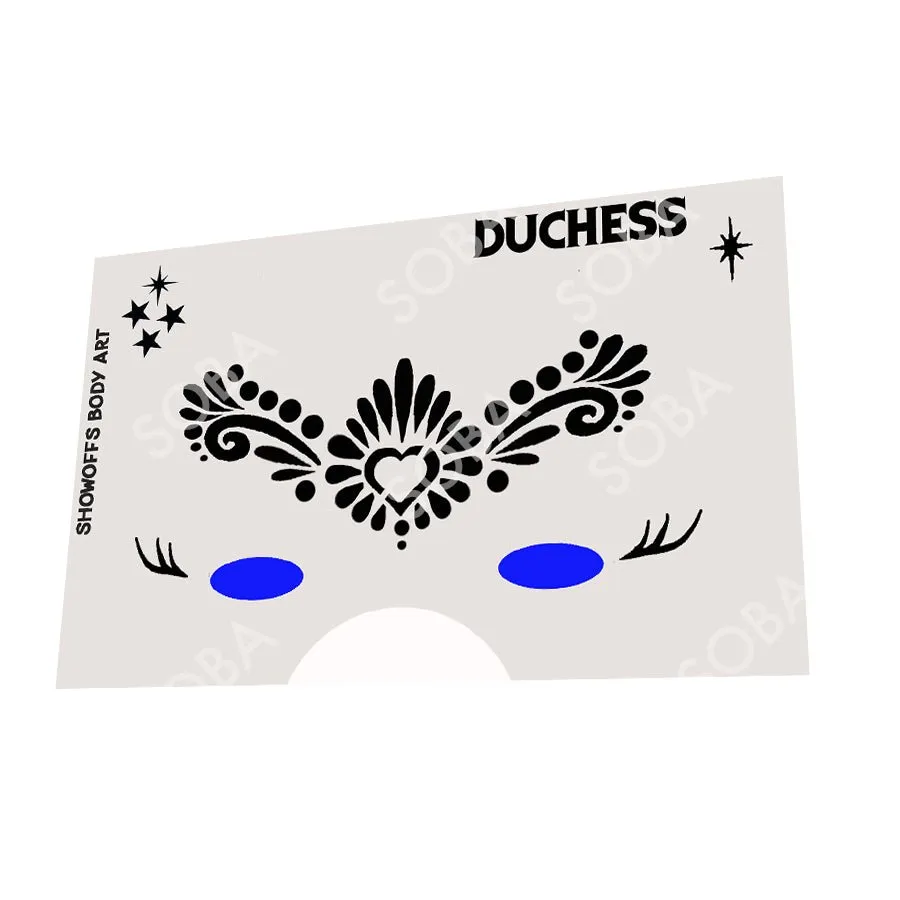 ProAiir StencilEyes Duchess pochoir visage couronne taille unique