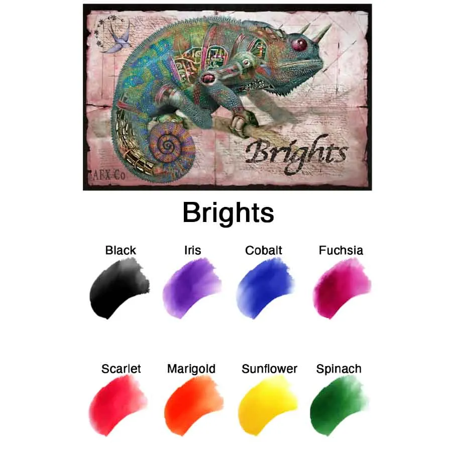 BLUEBIRD Brights Palette palette d’encres 32 g couleurs intenses