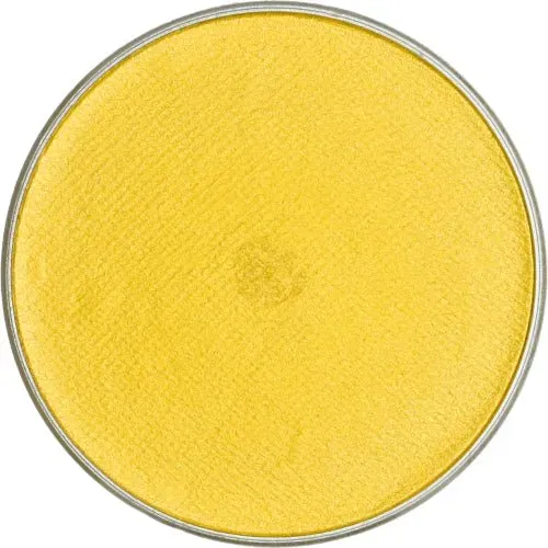F.A.B. Face Paint YELLOW SHIMMER Interferenz Yellow 132 peinture visage 16 g