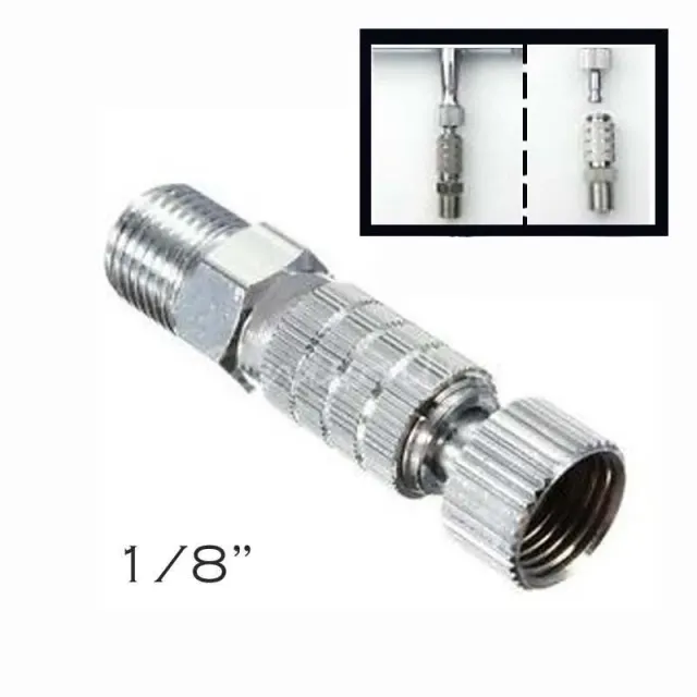 ProAiir raccord rapide aérographe 1/8 droit mâle + femelle