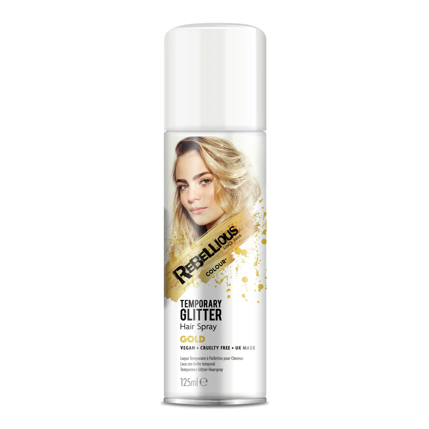 Paintglow Rebellious Colour spray pailleté cheveux temporaire