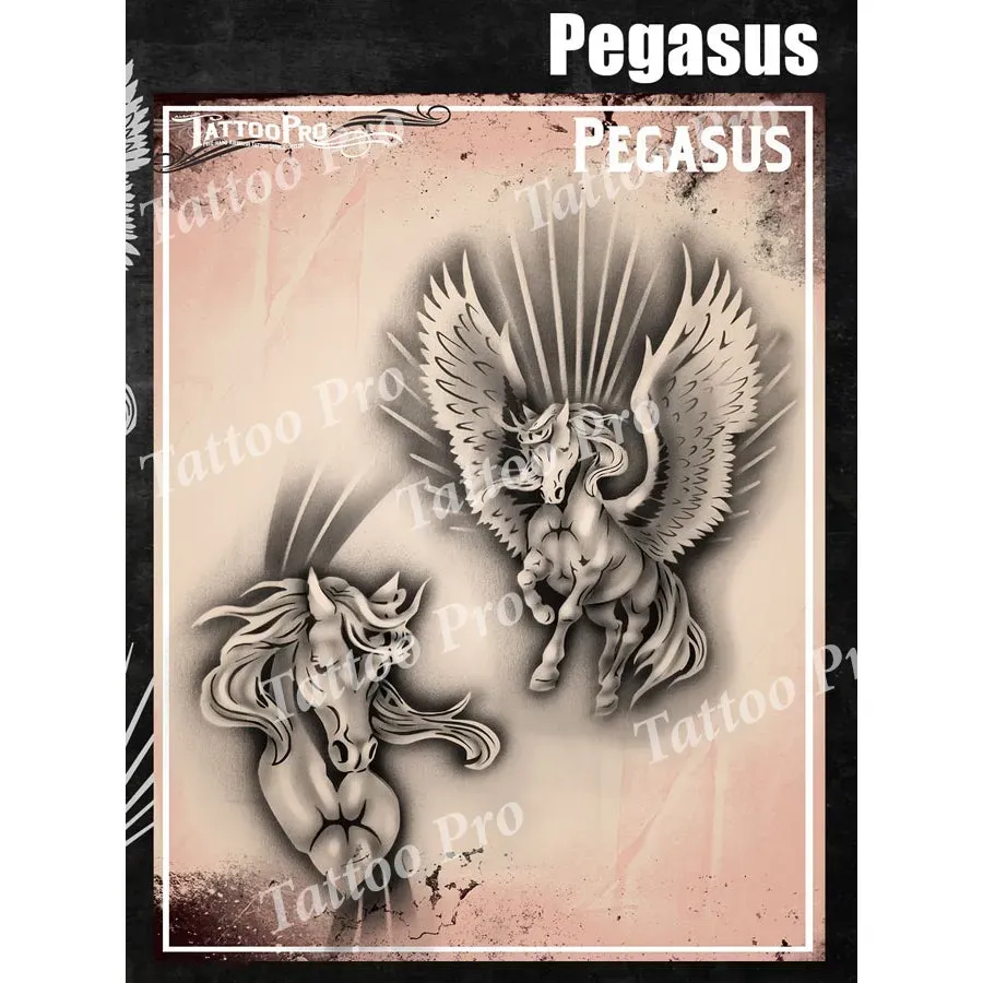 ProAiir Tattoo Pro TPS Pegasus pochoir tatouage mythique