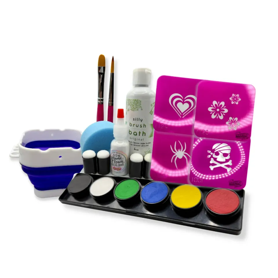 F.A.B. Starter Kit maquillage visage palette 6 couleurs rose