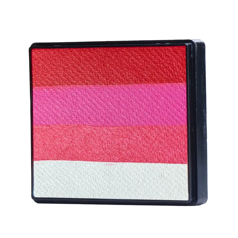 F.A.B. Valentine White Rainbow Cake peinture visage rose blanc 50 g