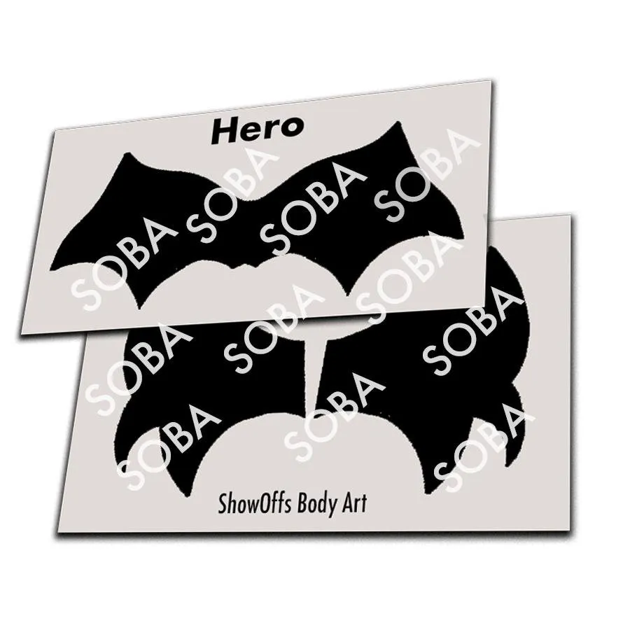 ProAiir StencilEyes Hero Mask pochoir visage taille unique héros