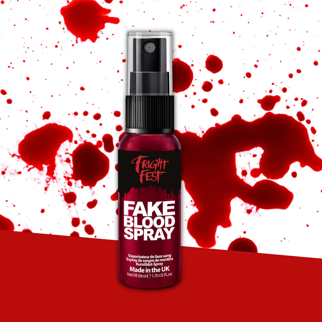 Fright Fest Fake Blood spray faux sang effet éclaboussure