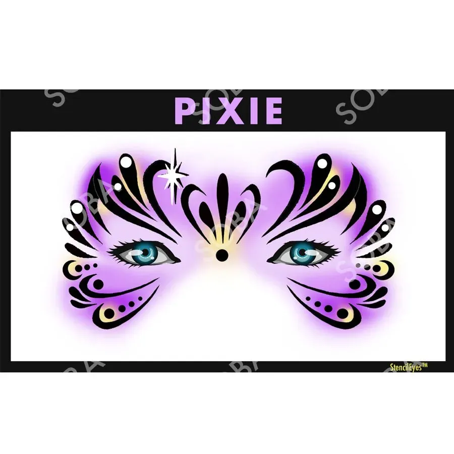 ProAiir StencilEyes Pixie pochoir visage taille unique fée