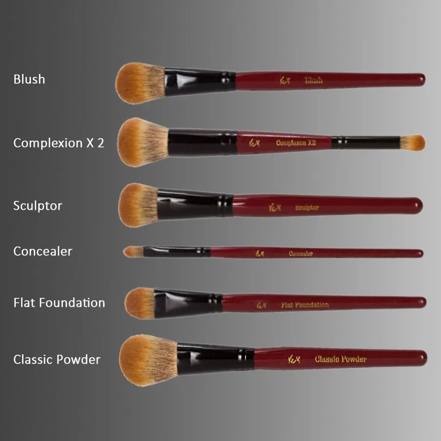 Bluebird Got You Covered set pinceaux teint 7 pièces poudre