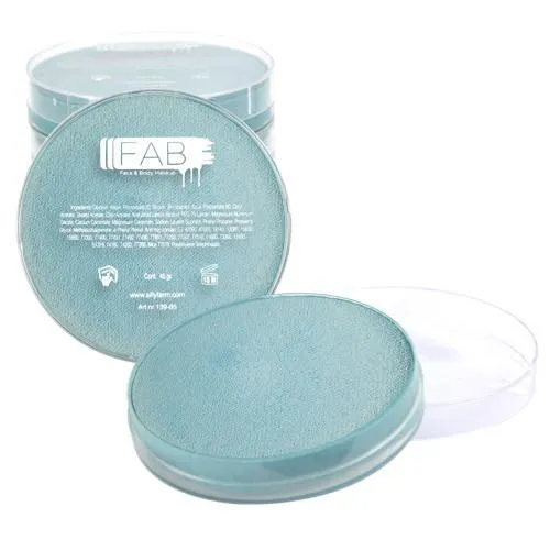 F.A.B. 063 Pearl Baby Blue Shimmer maquillage bleu bébé nacré