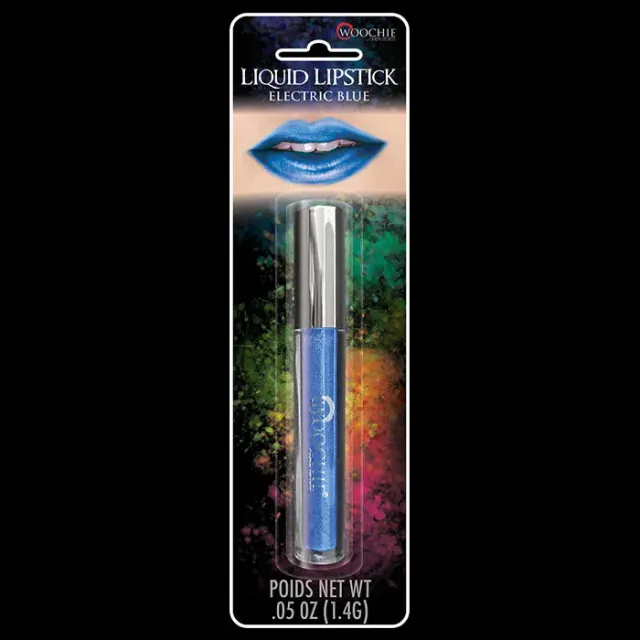 Woochie Metallic Electric Blue Gloss à lèvres bleu