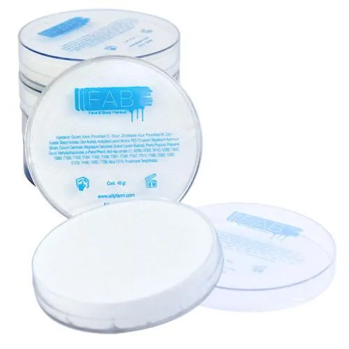 F.A.B. 161 Line White peinture visage blanche 16g mate
