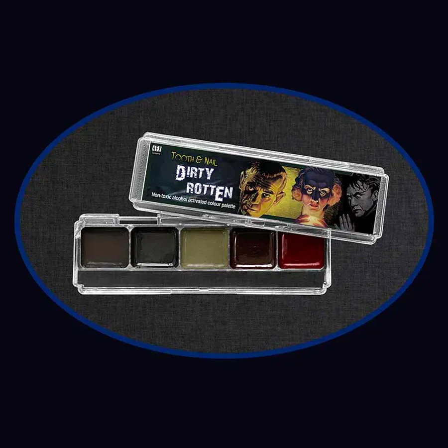 The Dark Arts Company Tooth & Nail Dirty Rotten Palette palette dents ongles 3 g