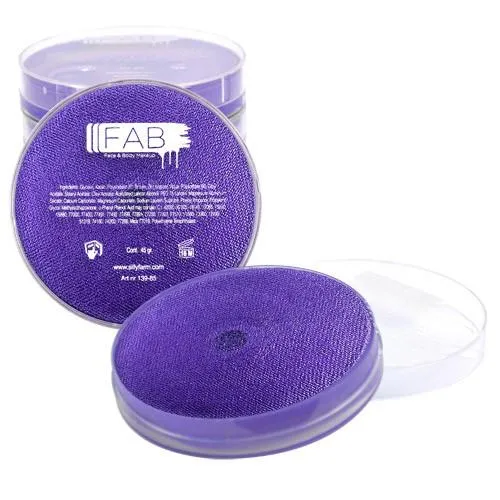 F.A.B. Face Paint Amethyst Shimmer Lavender 138 peinture visage nacrée