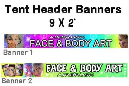 ProAiir Tent Header Banner 1 bannière 275x60 cm garçon