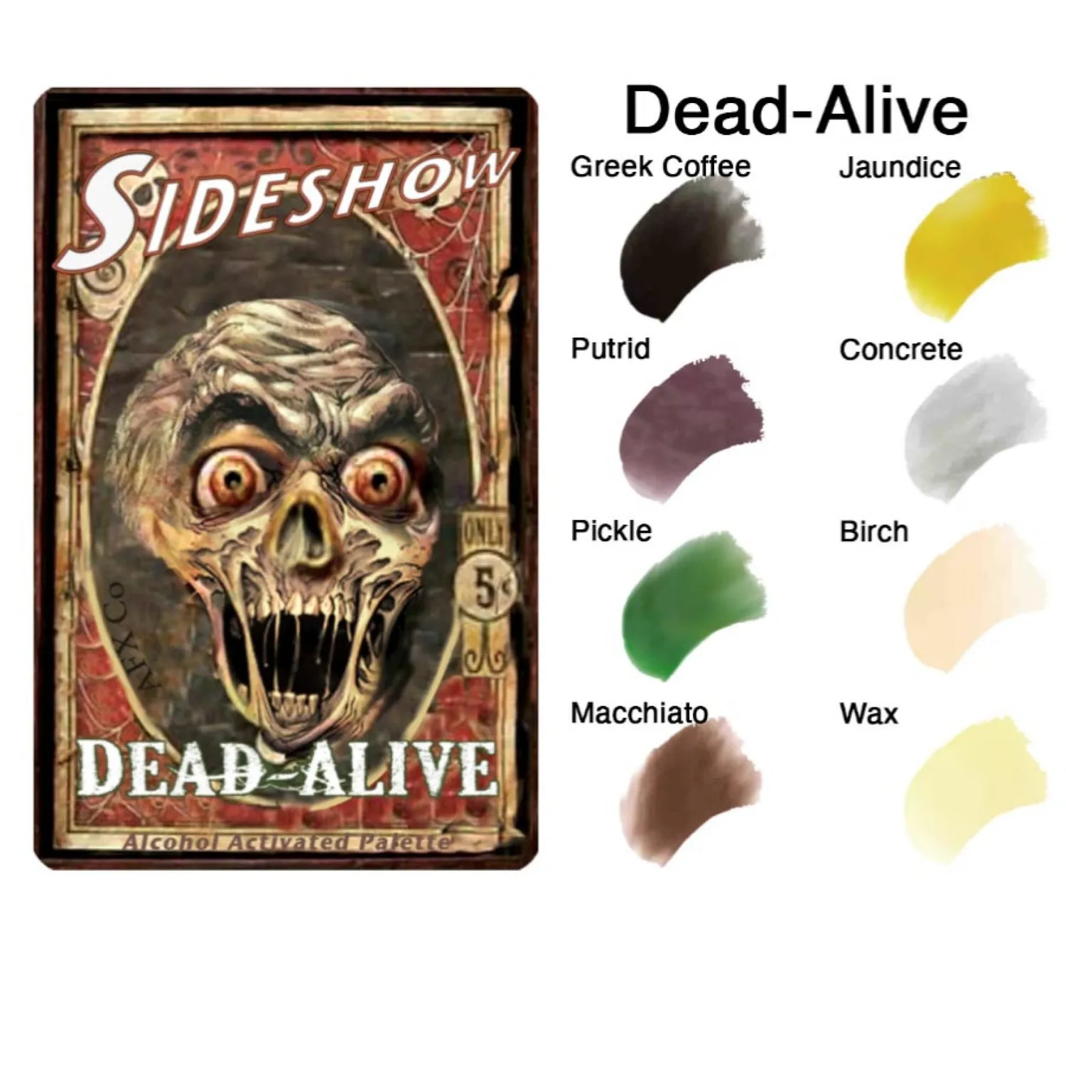 Bluebird Sideshow Dead-Alive palette 10g teint cadavre