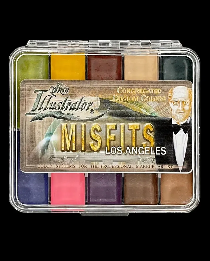 Skin Illustrator Misfits Los Angeles On Set palette maquillage alcool