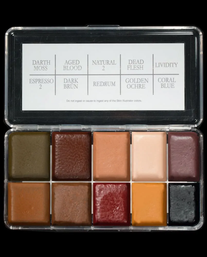 Skin Illustrator Lost Island Palette palette maquillage 10 couleurs pigmentées