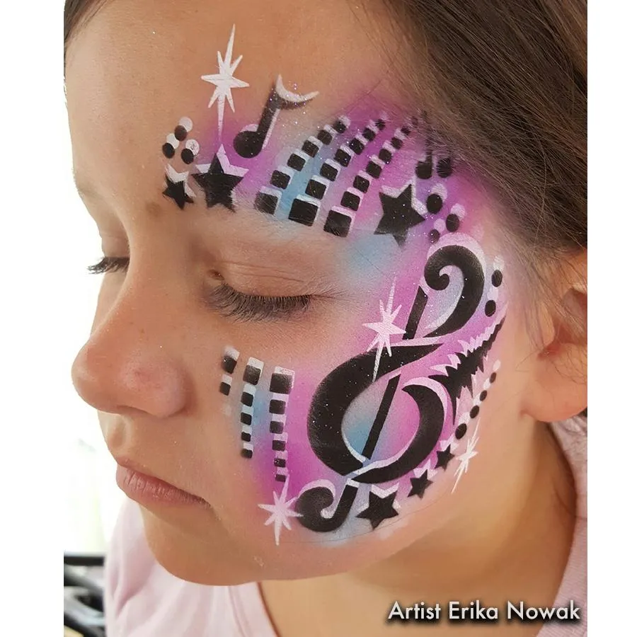 ProAiir StencilEyes Mozart pochoir taille unique musique