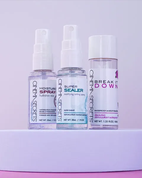 Cinema Secrets Skin Essentials coffret voyage 3 soins teint