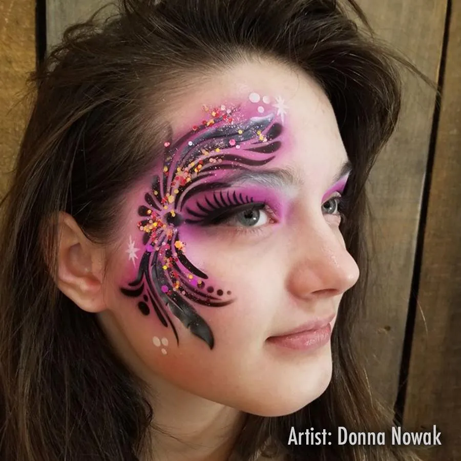 ProAiir StencilEyes Mystic pochoir maquillage plume