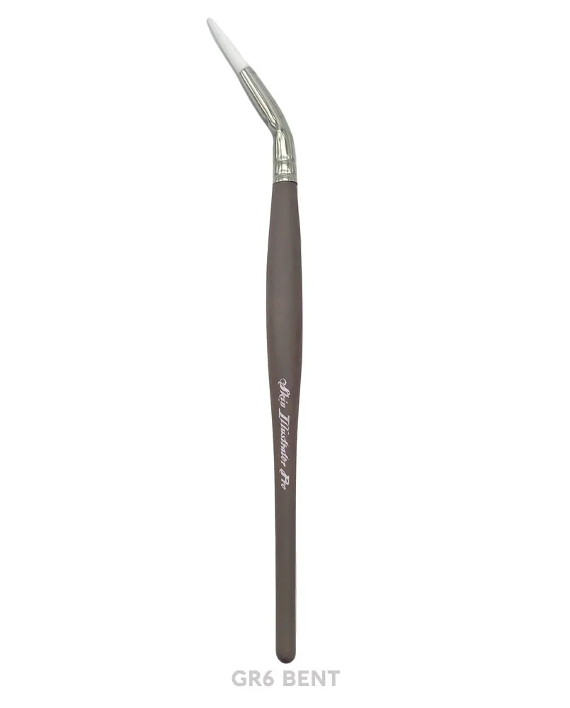 Skin Illustrator GR Series Bent pinceau colle coudé