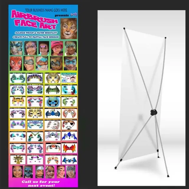 ProAiir StencilEyes Pack 30 pochoirs visage + bannière