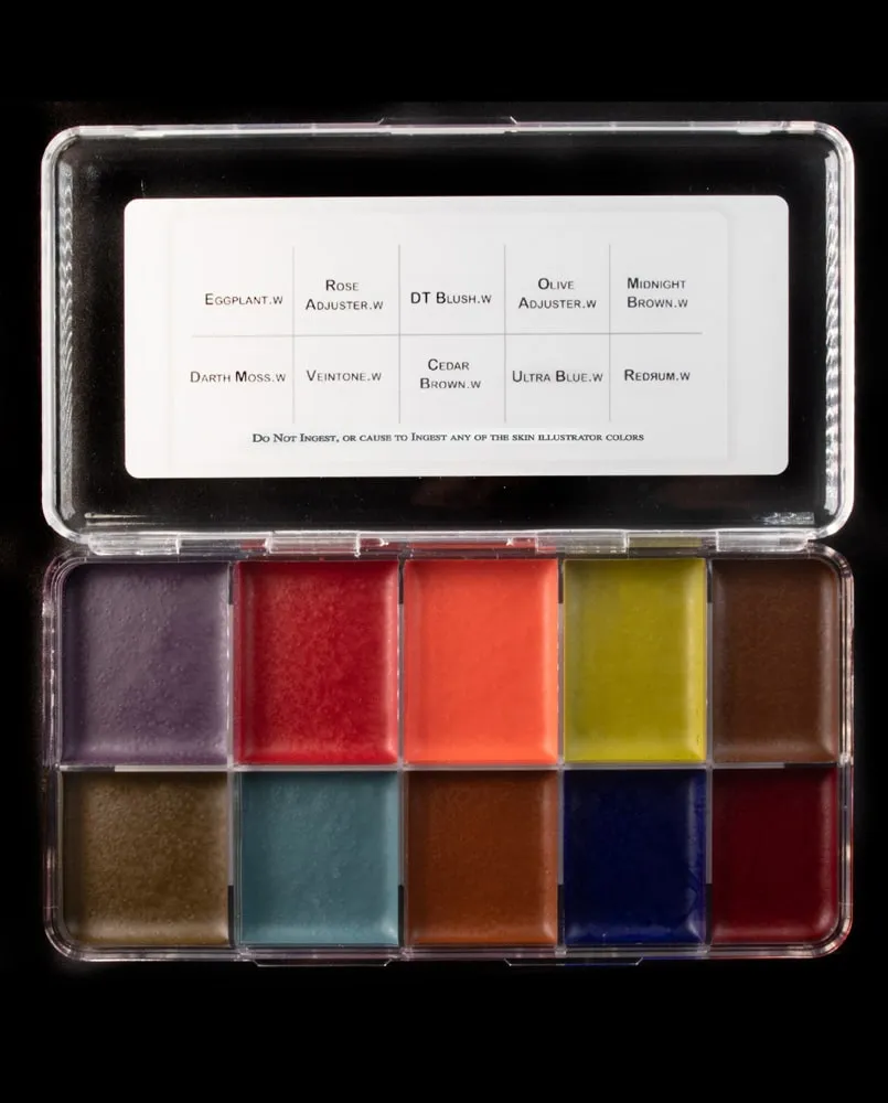 Skin Illustrator Duncan Jarman’s Washes Palette palette translucide 10 couleurs