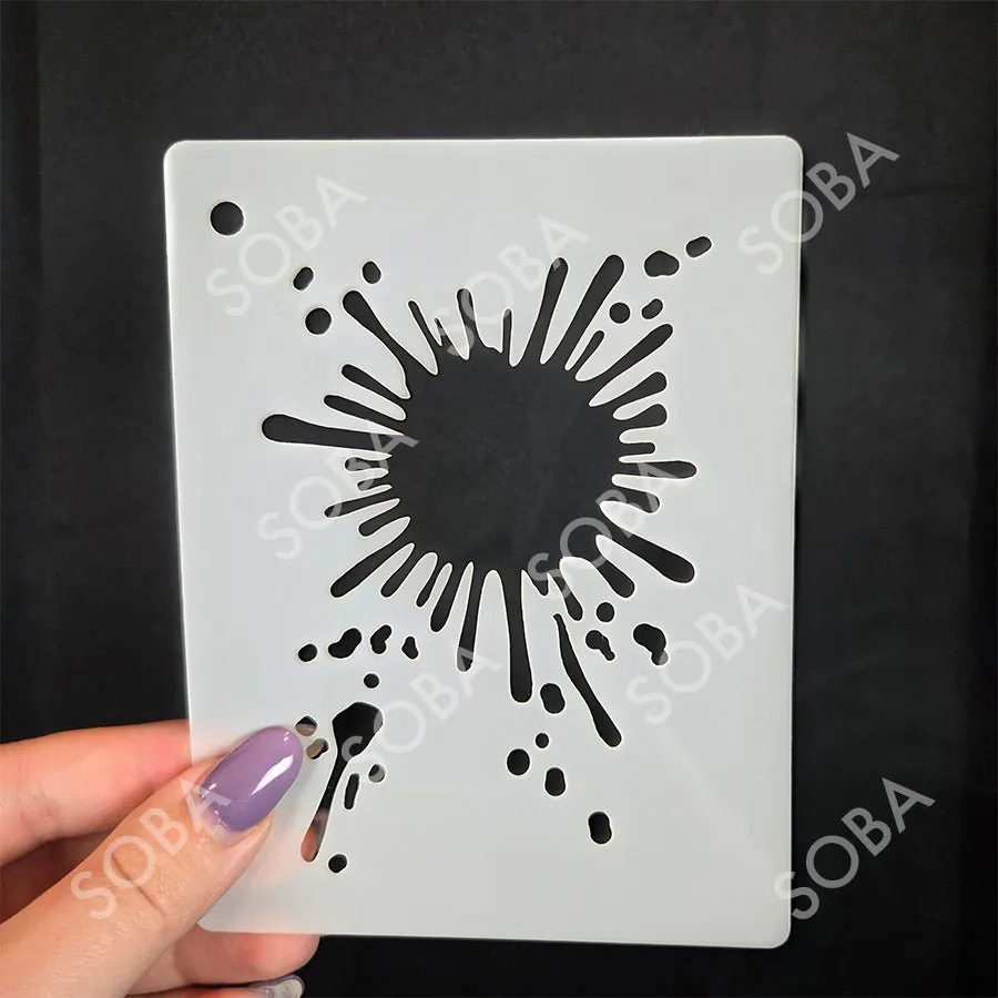 ProAiir StencilEyes QEZ94 Splats 3 pochoir éclaboussures