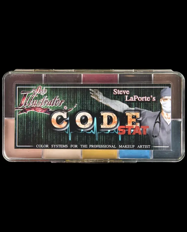 Skin Illustrator Code Stat palette maquillage alcool urgence