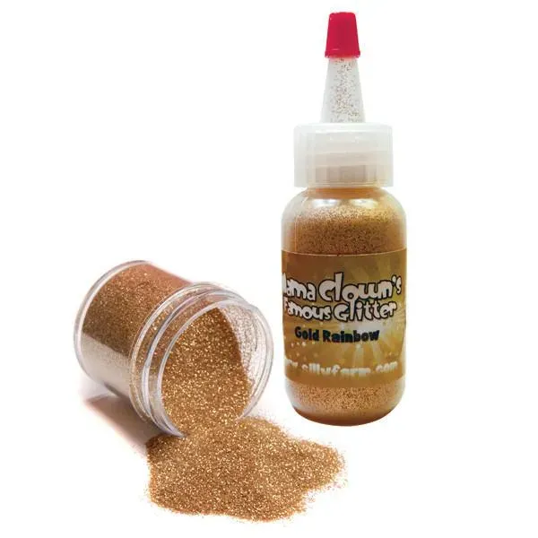 F.A.B. Mama Clown Glitter Golden Glam paillettes or opaques 1 oz en pot