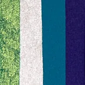 F.A.B. Zen Arty Cake peinture visage one stroke bleu vert 28 g